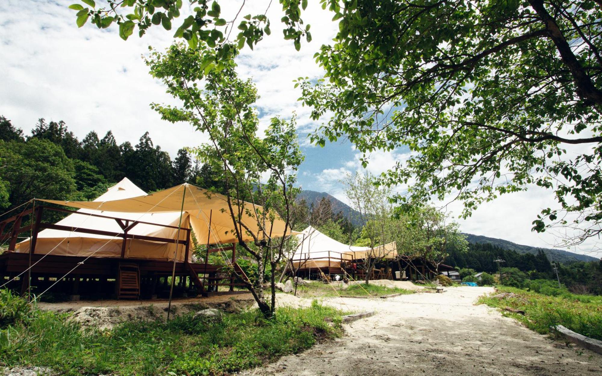 ホテル Ties Camp Ground 南木曽町 エクステリア 写真