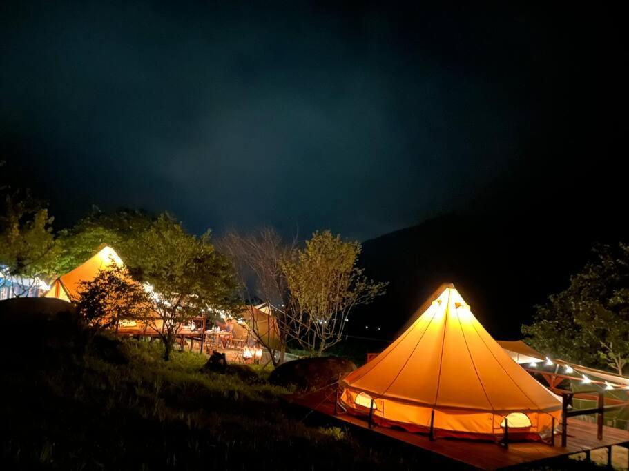 ホテル Ties Camp Ground 南木曽町 エクステリア 写真
